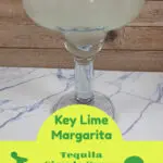 Key Lime Margarita Pinterest image.