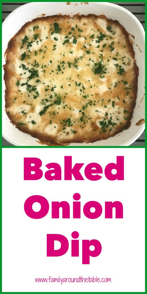 Baked onion dip served before dinner will keep hungry guests happy.