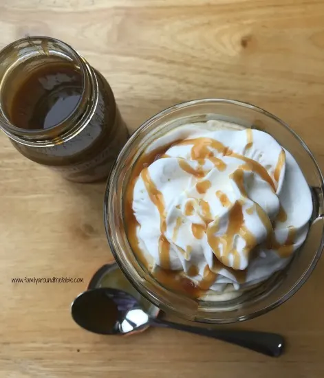 Making caramel coffee couldn't be easier.