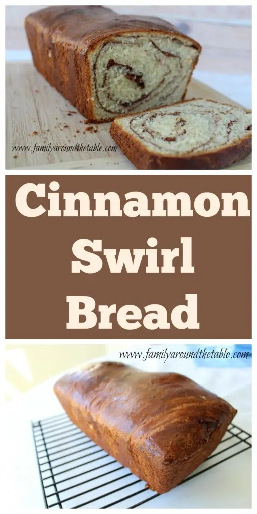 Homemade cinnamon swirl bread for breakfast!