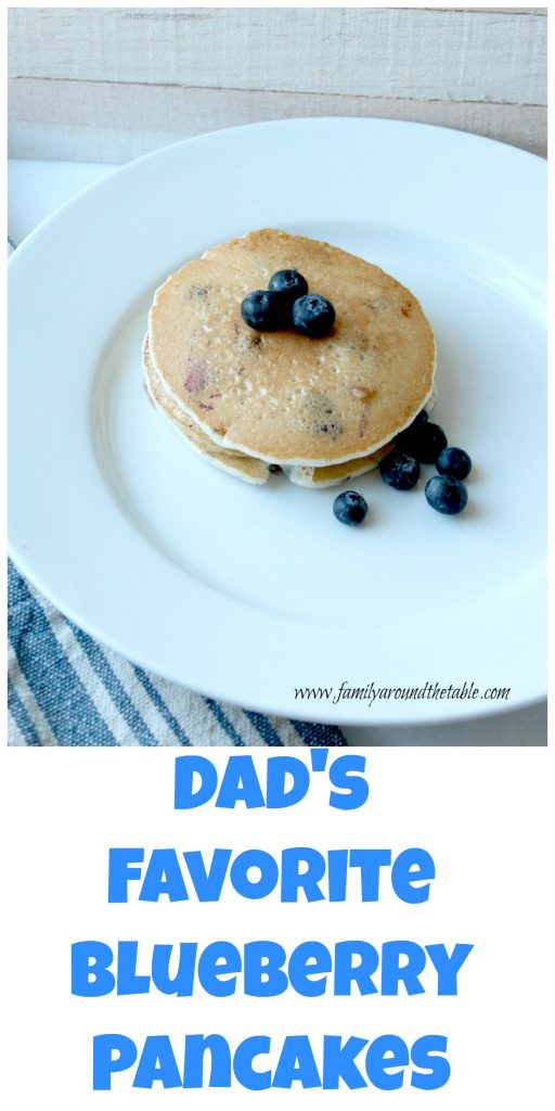 These blueberry pancakes are always a hit in my house!
