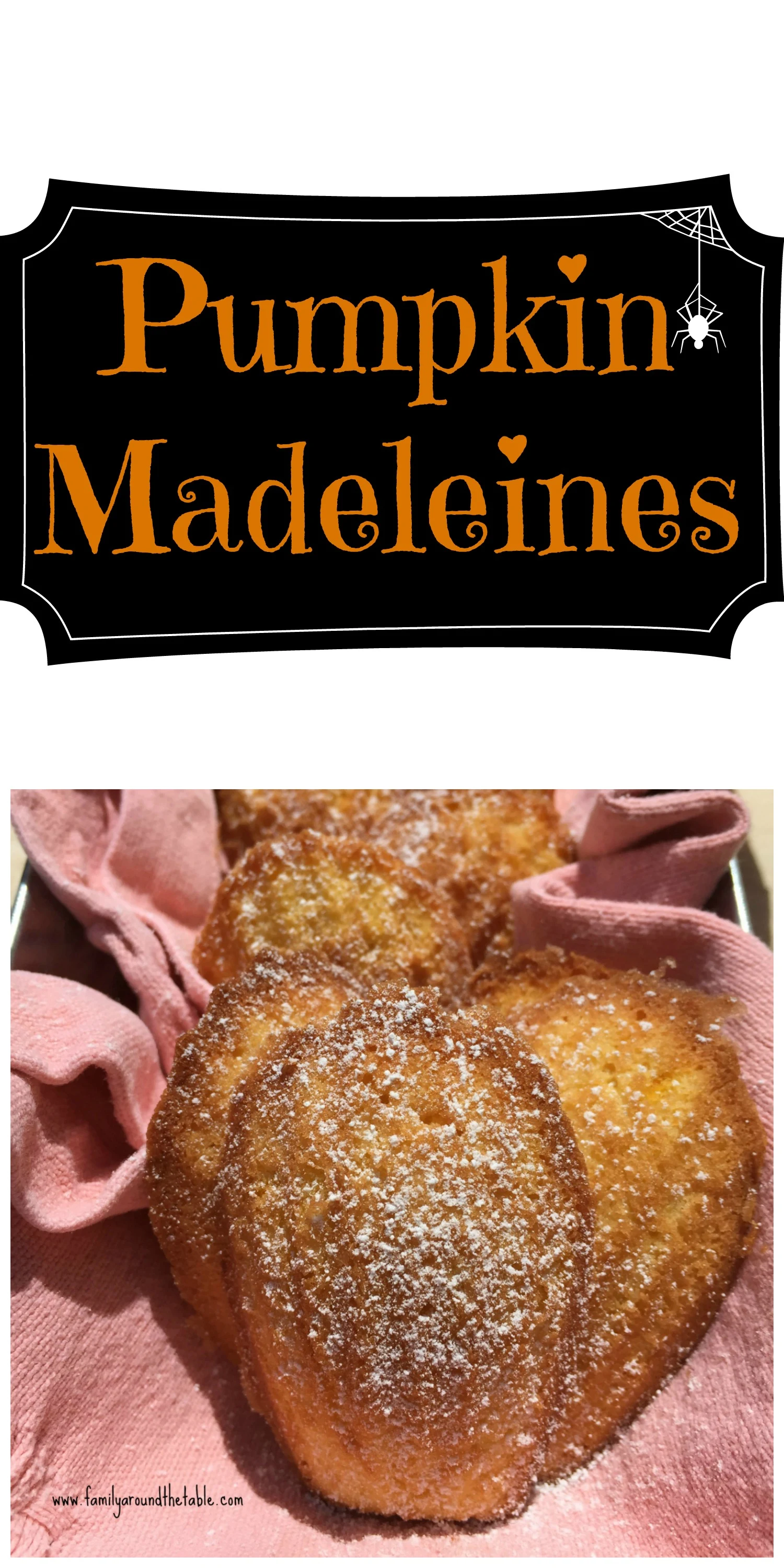 Pumpkin madeleines are a delicious fall treat.