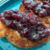Chicken breast with maple cranberry sauce