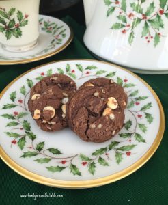 Nutty Triple Chocolate Cookies