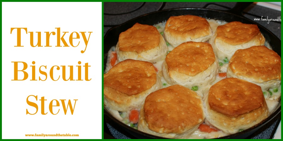 Turkey Biscuit Stew is pure comfort food.