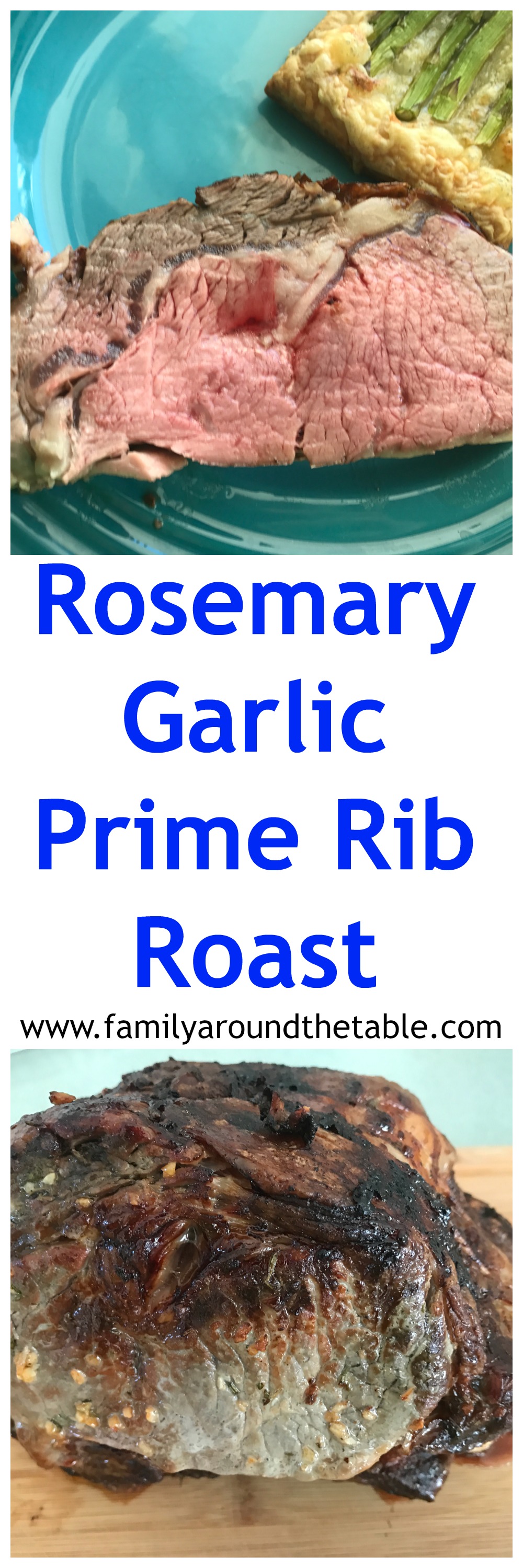 Rosemary Garlic Herb Rib Roast • Family Around the Table
