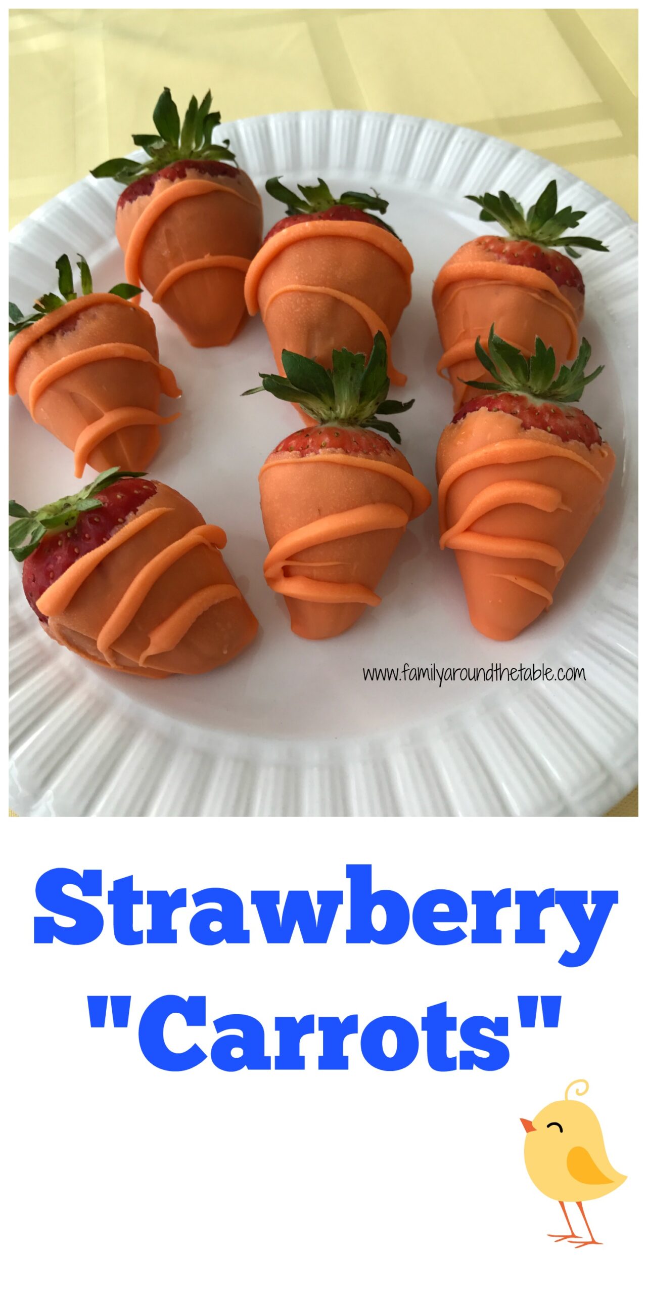 Strawberry "carrots" Pinterest Image