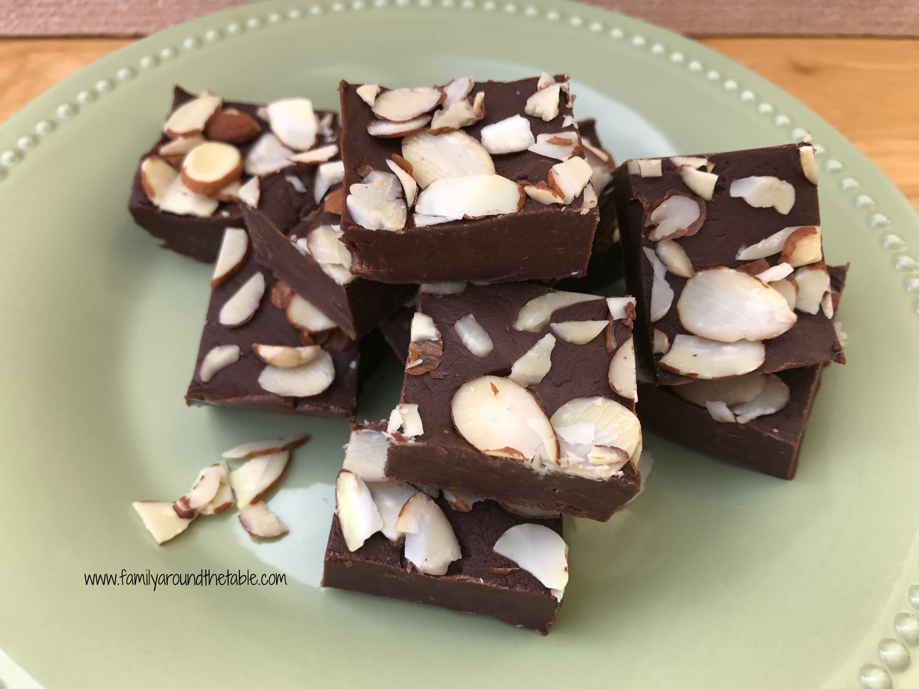 Coffee Almond Fudge • Family Around the Table