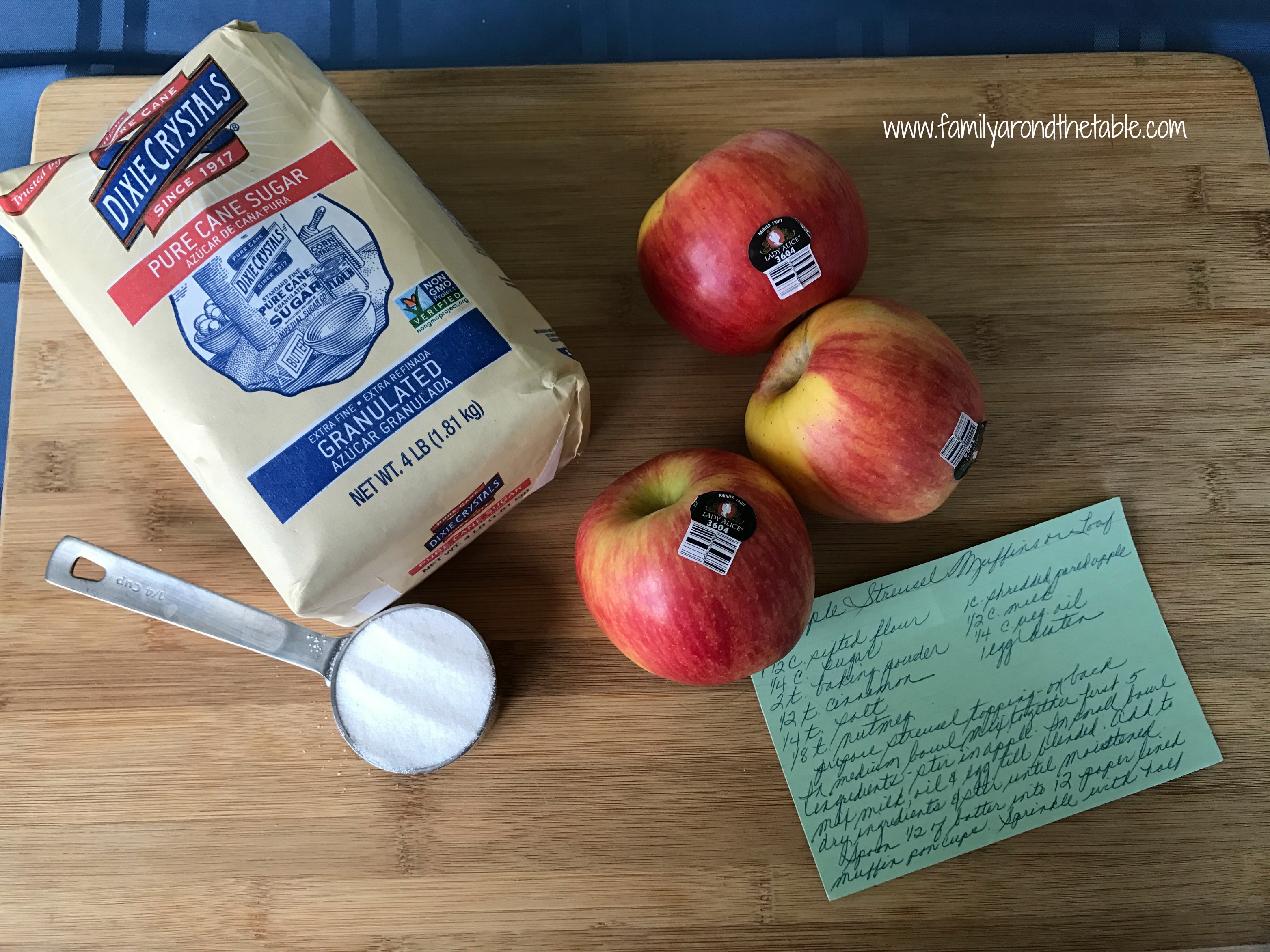 Apple Banana Streusel Bread • Family Around the Table