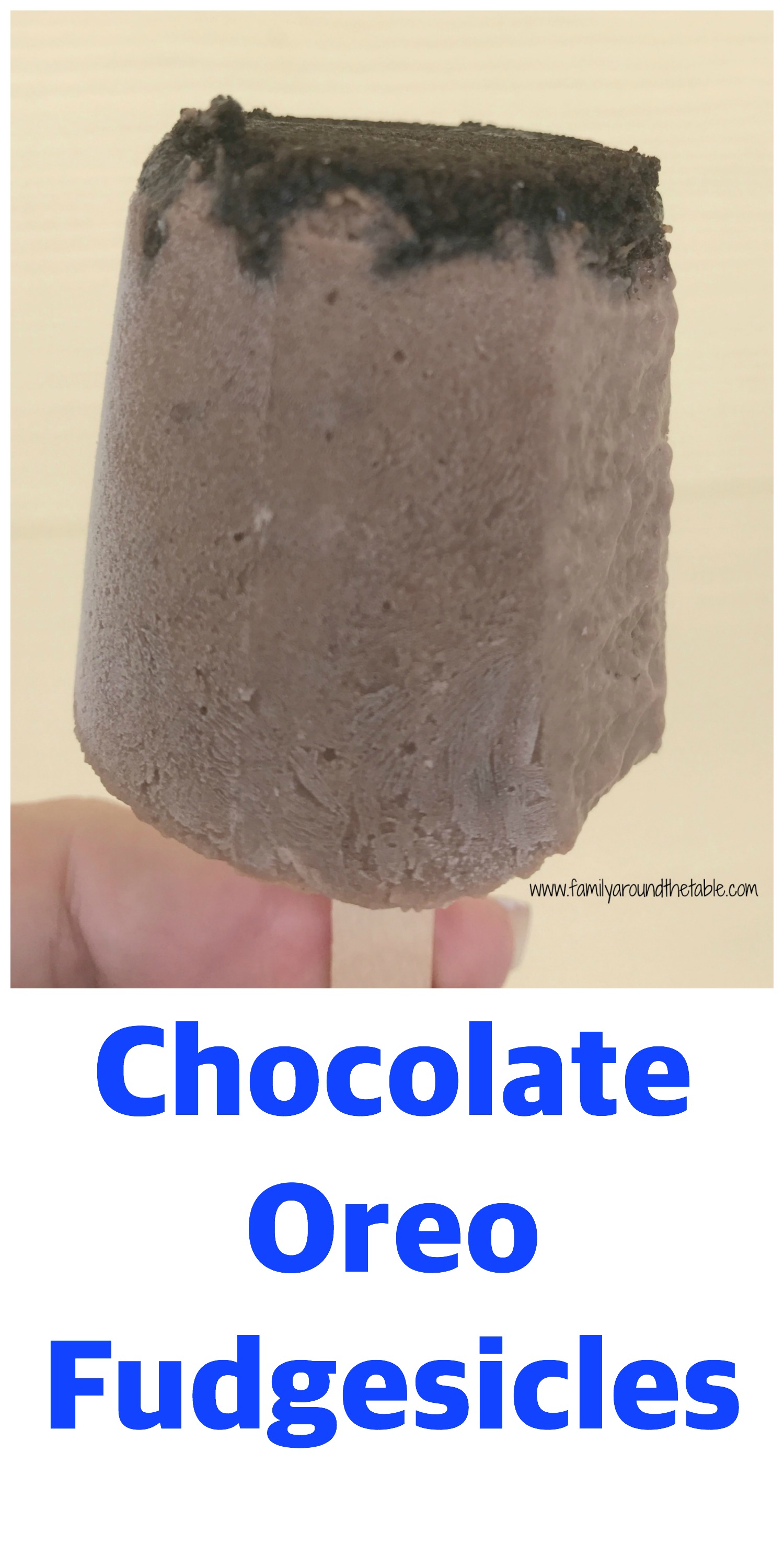 Chocolate Oreo Fudgesicles