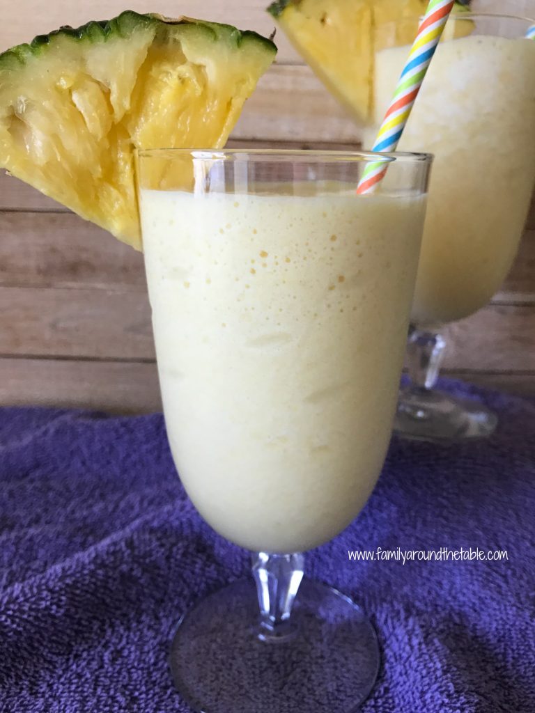 Pineapple orange shake is a great way to start the day.