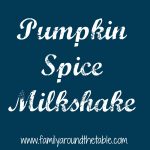 Pumpkin Spice Milkshake Pinterest image.