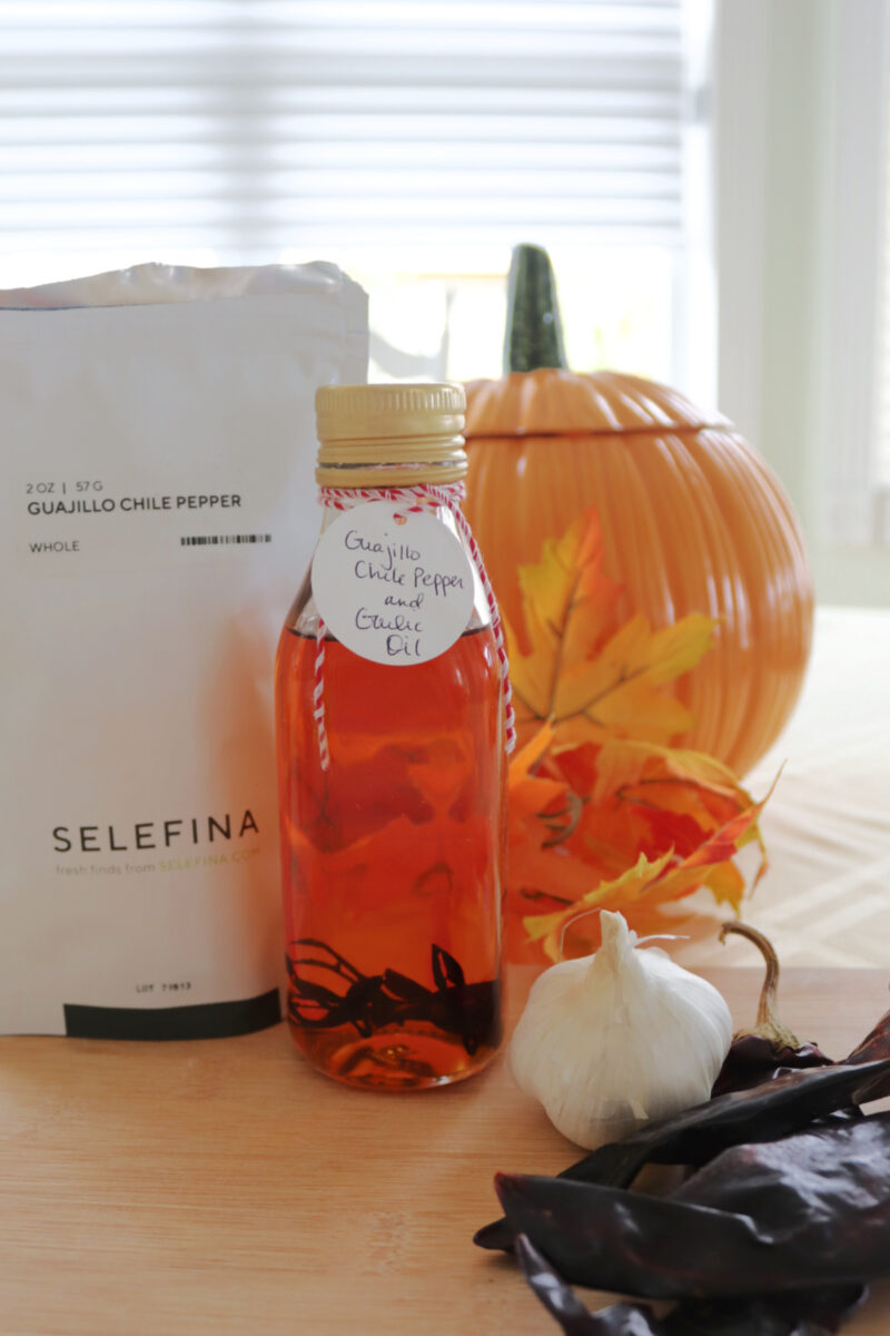 Guajillo Chile Pepper and Garlic Oil Makes a Great Gift