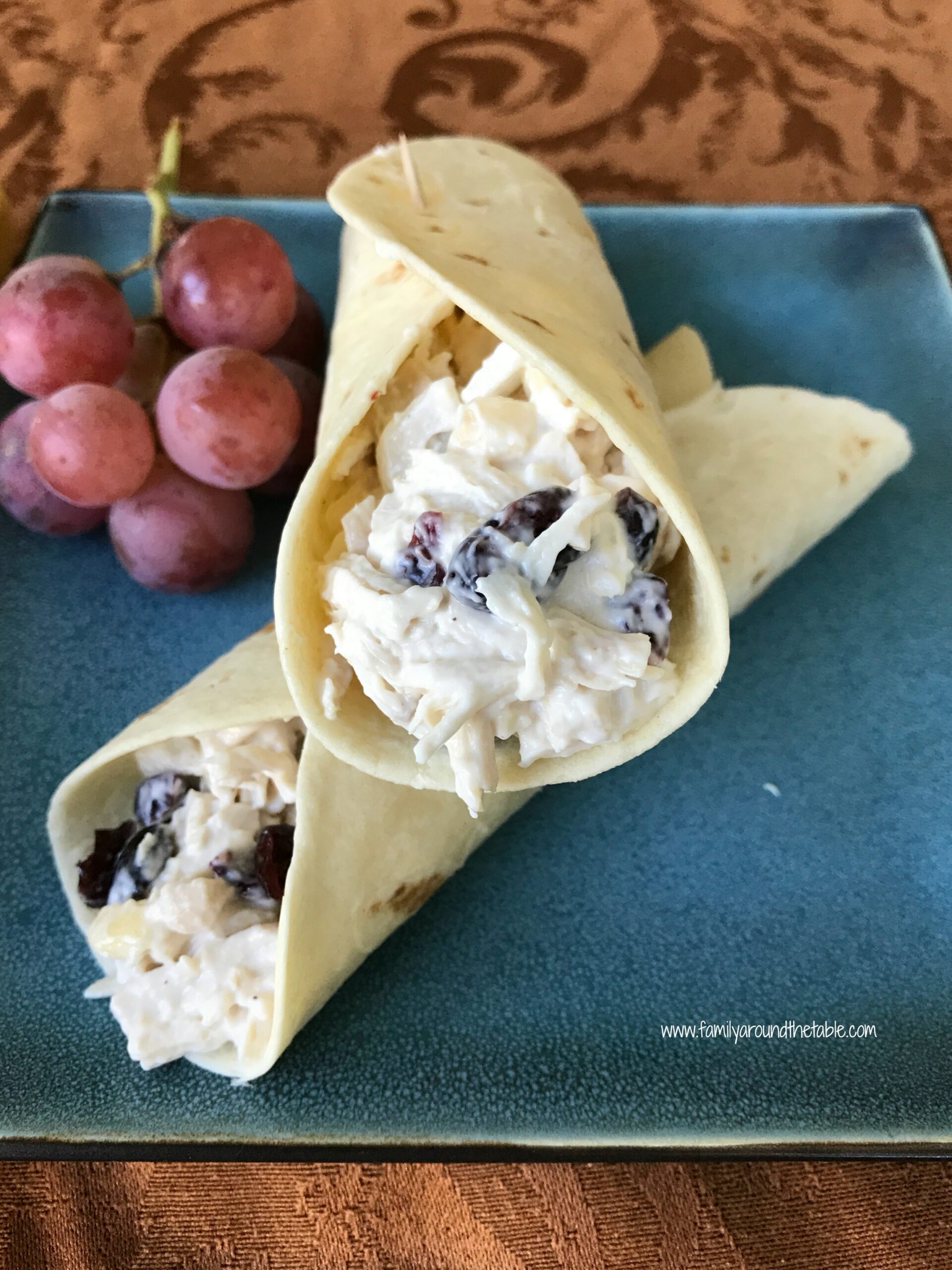 Cranberry Almond Chicken salad makes a great lunch.