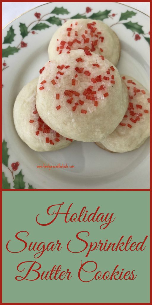 Butter cookies have a delicate texture and are a lovely addition to a holiday cookie tray