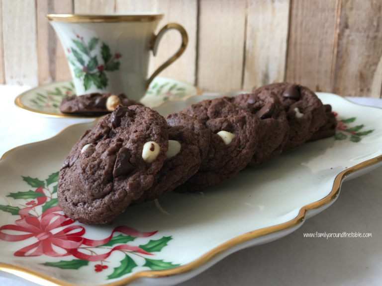 Alex’s Double Chocolate White Chip Cookies