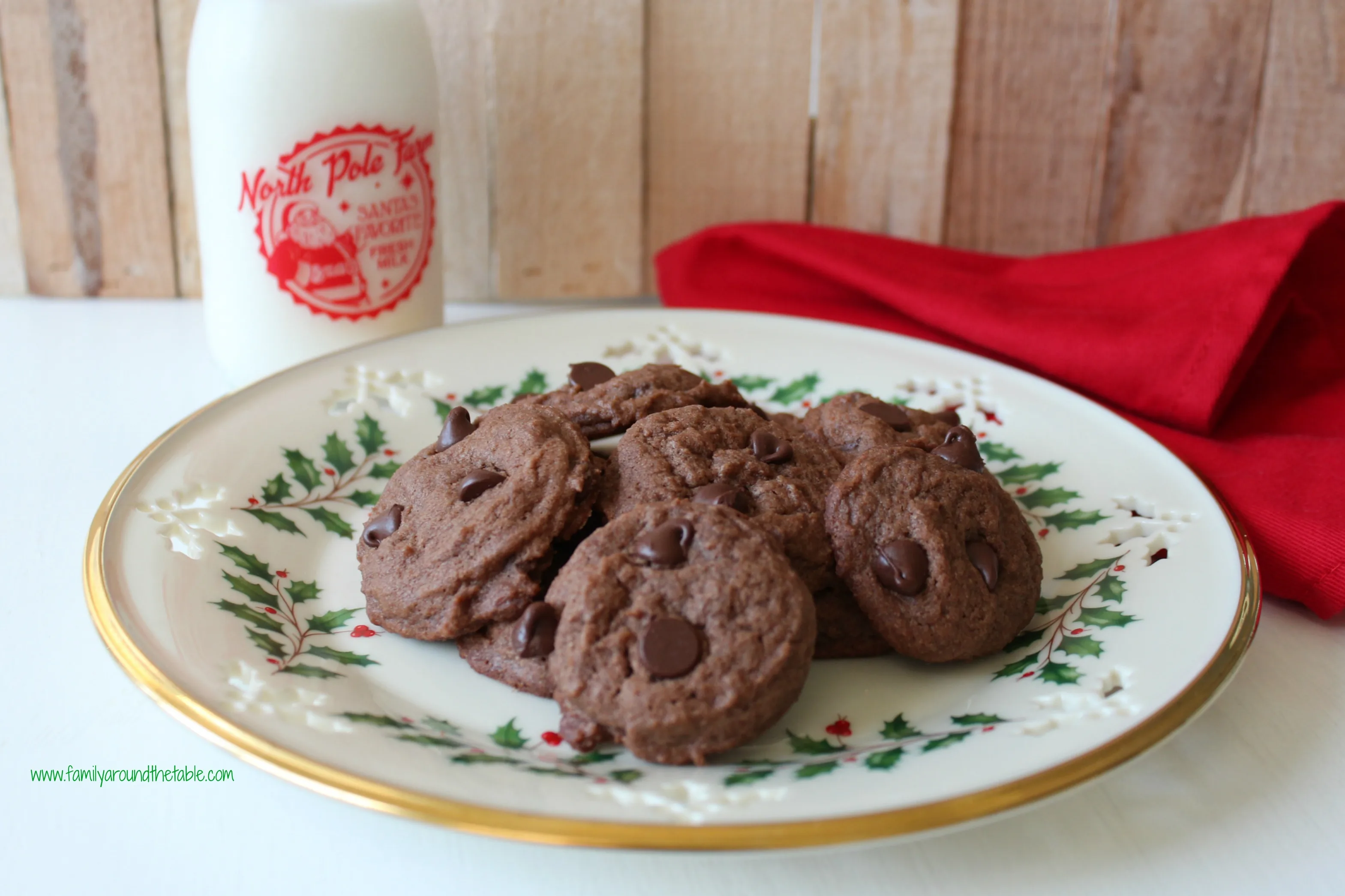 Double chocolate peppermint cookies are full of chocolate goodness!