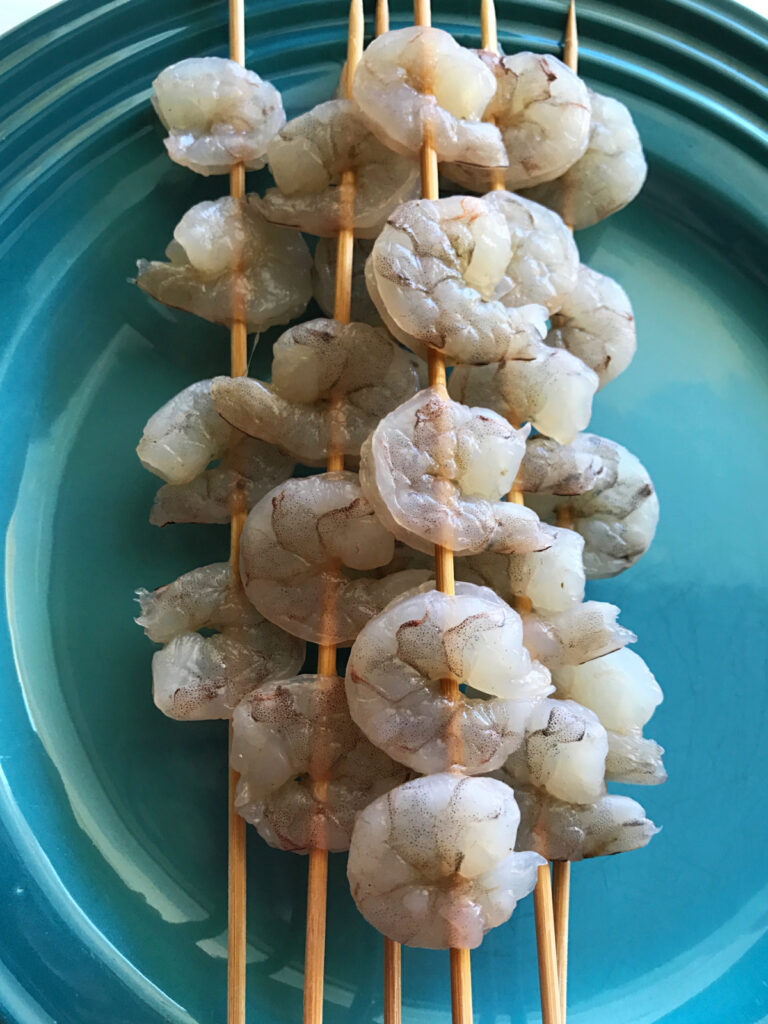 Garlic Butter Shrimp Skewers