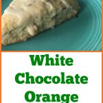 White chocolate orange pecan scones with orange glaze are a true breakfast treat.