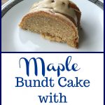 Maple Bundt cake with cinnamon maple glaze uses real maple syrup from Vermont. #FarmersMarketWeek
