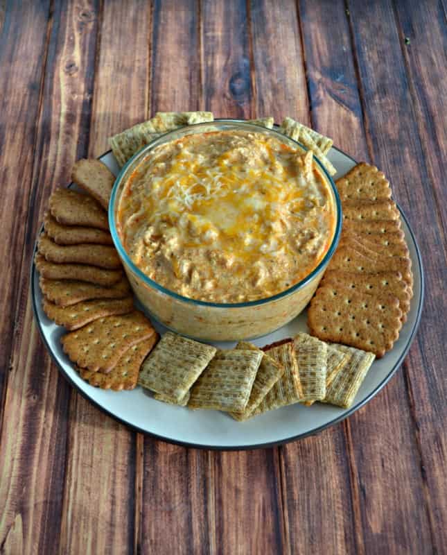 Buffalo chicken dip from Hezzi-D's Books and Cooks.
