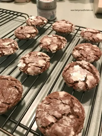 Mexican chocolate crinkle cookies have a subtle warmth and aren't too sweet.