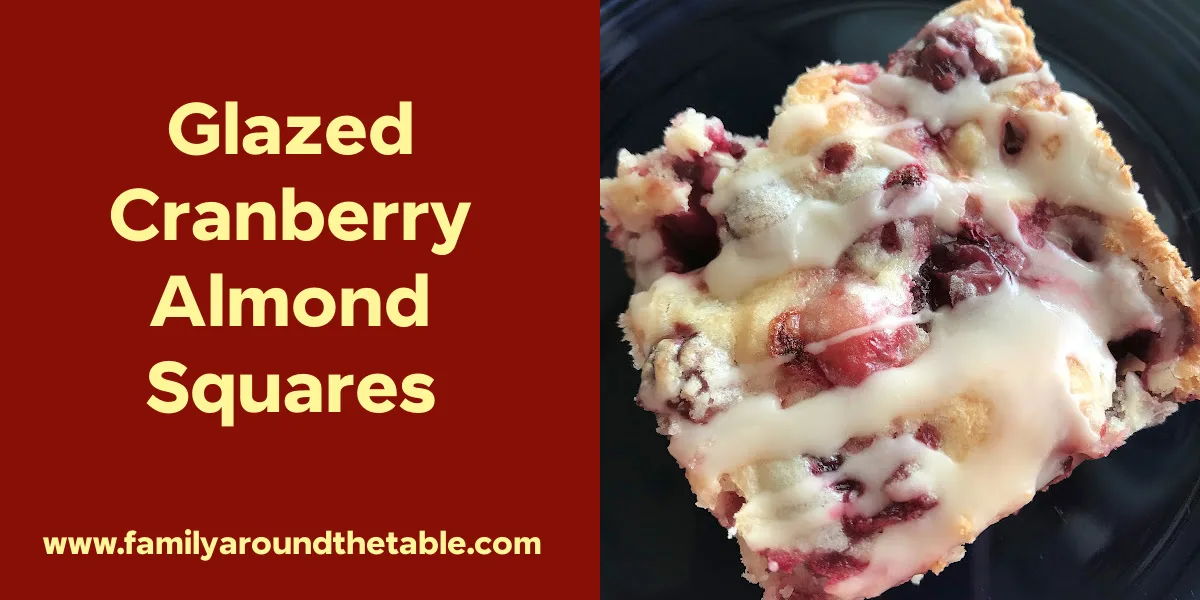 Glazed Cranberry Almond Squares Twitter Image