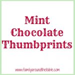 Mint and chocolate are a classic flavor combo and when made into a thumbprint cookie they are sure to be a hit. #ChristmasCookiesWeek