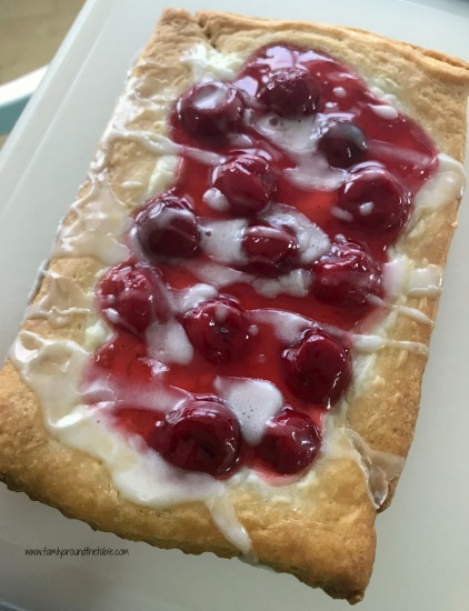 Glazed cherry cheese danish is an easy treat for any day of the week.