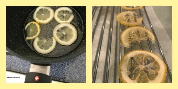 Candied lemon peel makes an impressive garnish.
