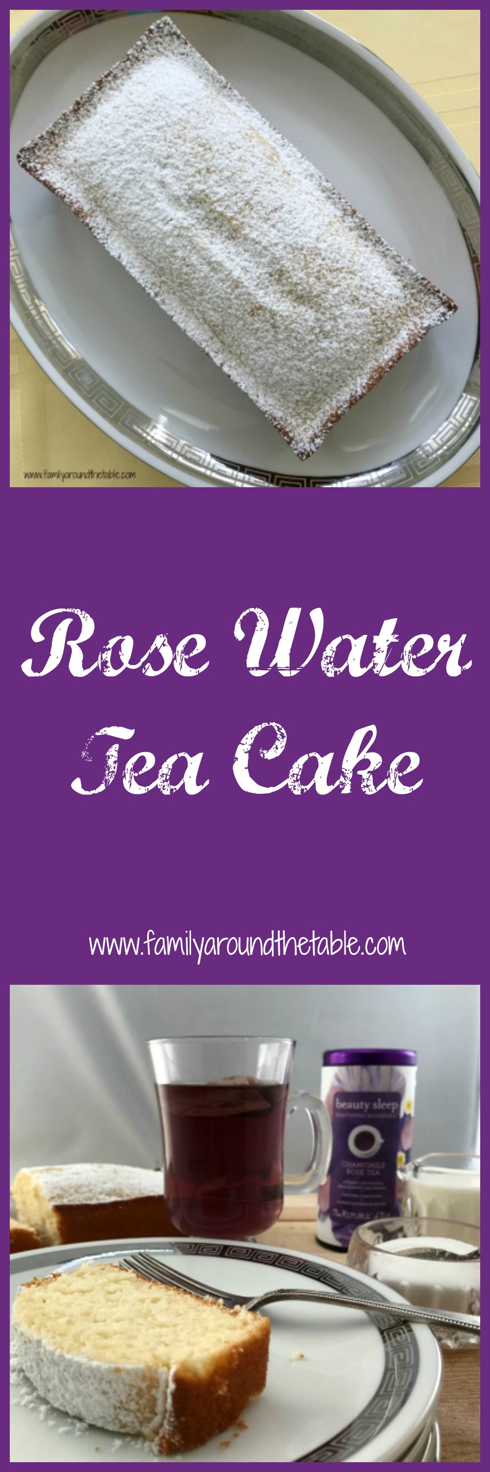 Rose Water Tea Cake