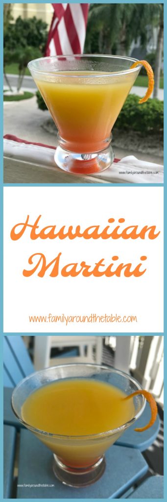 Long day? Relax with a fruity and tropical Hawaiian martini after work. #NationalMartiniDay