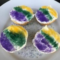 Mardi Gras Cupcakes - Mini Version