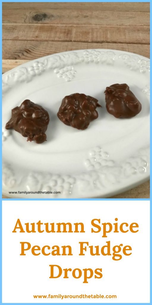 Autumn Spice Pecan Fudge Drops are a sweet treat at the end of a meal or to share with coworkers. #FallFalvors