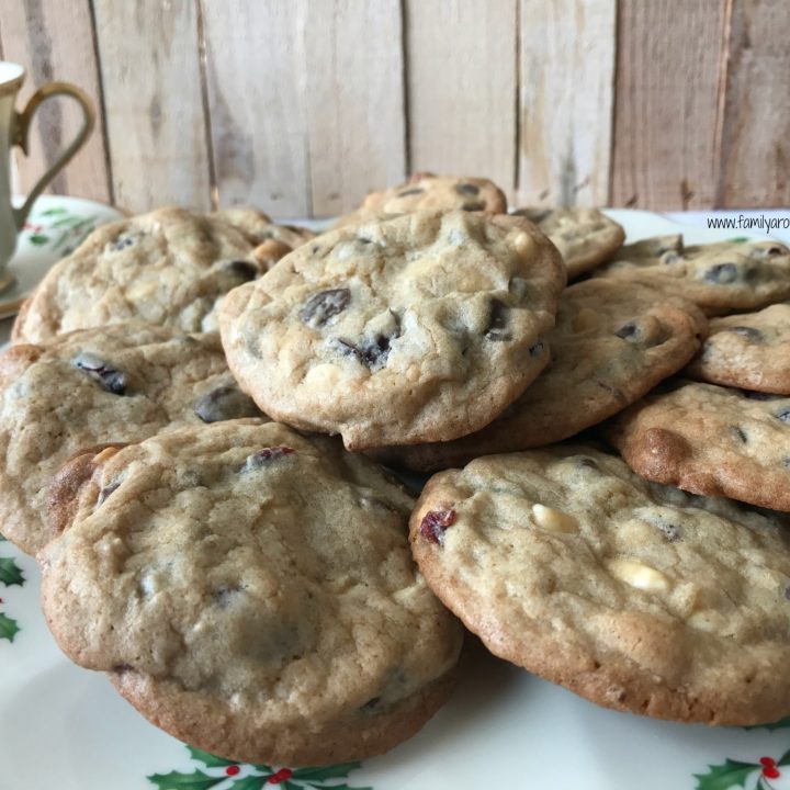 Chunky Cranberry Double Chip Cookies