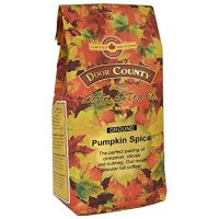 Door County Coffee, Fall Seasonal Flavored Coffee, Pumpkin Spice, Ground Coffee, 8 oz Bag