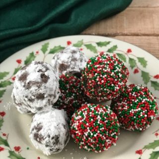 Chocolate Peppermint Truffles are a sweet ending to a holiday meal.