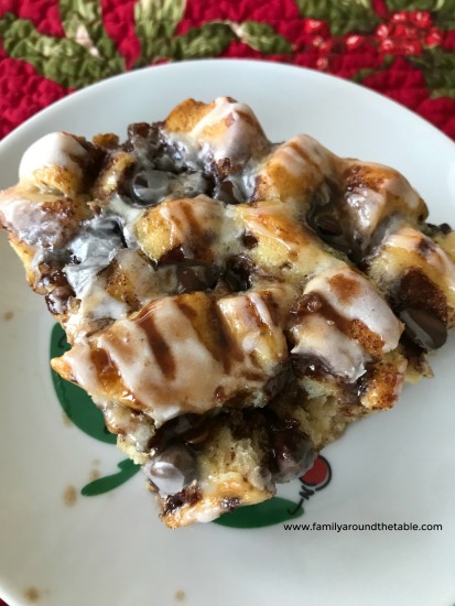 Easy Cinnamon Roll Bake starts with refrigerated cinnamon rolls. Add a few extra ingredients and you have a delicious breakfast.