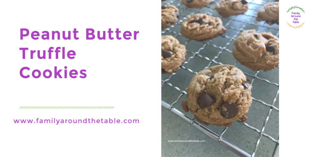 Peanut Butter Truffle Cookies come together quickly for a sweet treat on a moments notice.