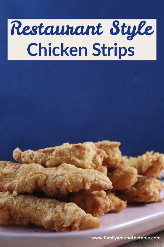 Delicious chicken strips just like you'd find in a restaurant but made at home!