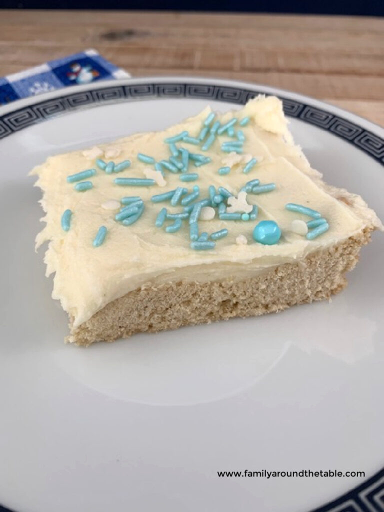 Frosted Eggnog Cookie Bars