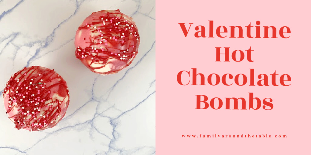 Valentine Hot Chocolate Bombs Twitter image.