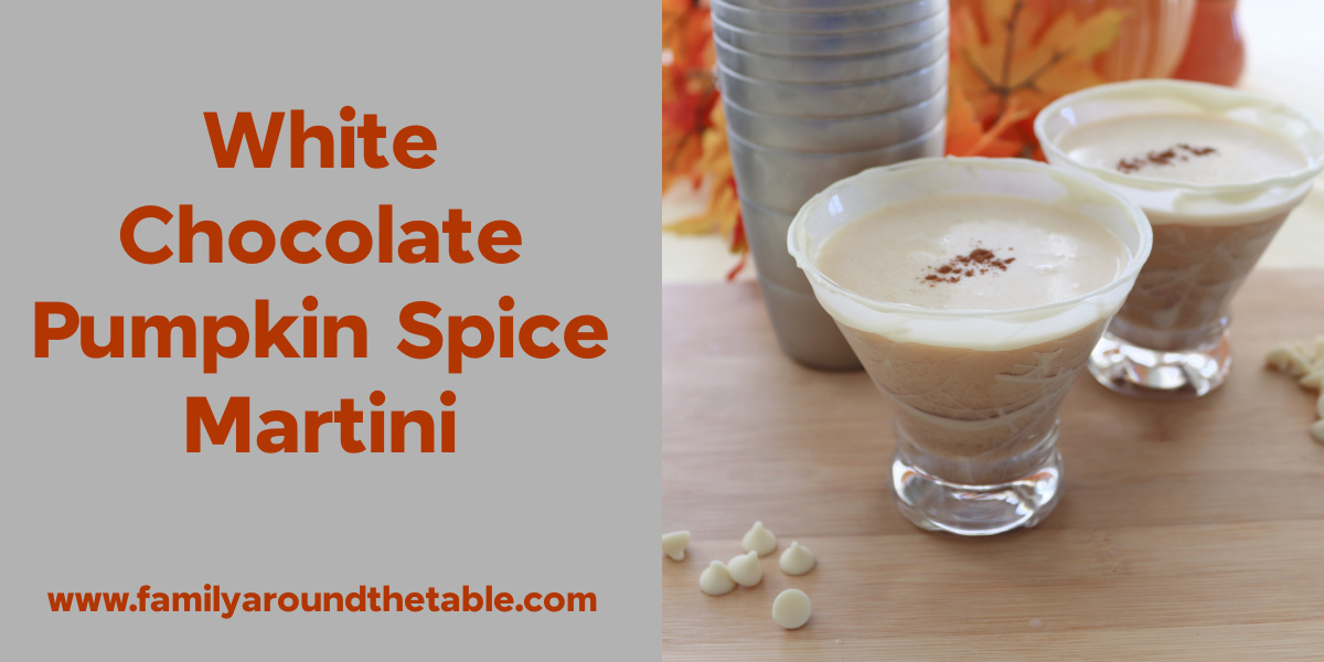 White Chocolate Pumpkin Spice Martini Twitter Image