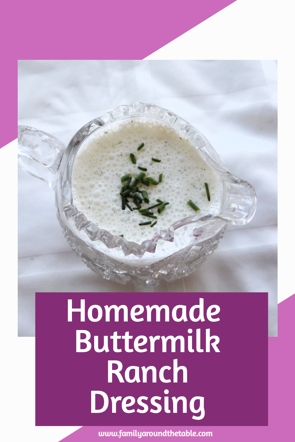 Homemade Buttermilk Ranch Dressing Recipe