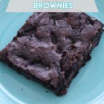 Double Chocolate Brownie Pinterest image.