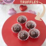 Salted caramel truffles Pinterest image.