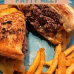 Classic Patty Melt Pinterest image.
