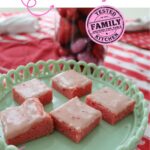 Strawberry Bars Pinterest image.