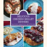 Chicken Skillet Dinners Pinterest image.