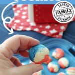 Red White and Blue cookie Pinterest image.